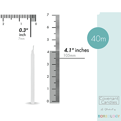Church Candle 105/7 mm Box