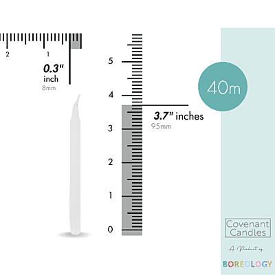 Church Candle 95/8 mm Box