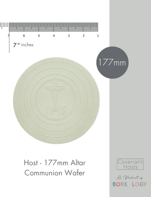 Host - 177mm Altar Communion Wafer 10-pack