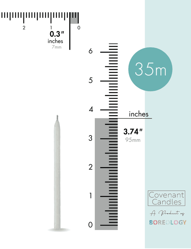 Church Candle 95/7 mm Box Church Candle 95/7 mm Box