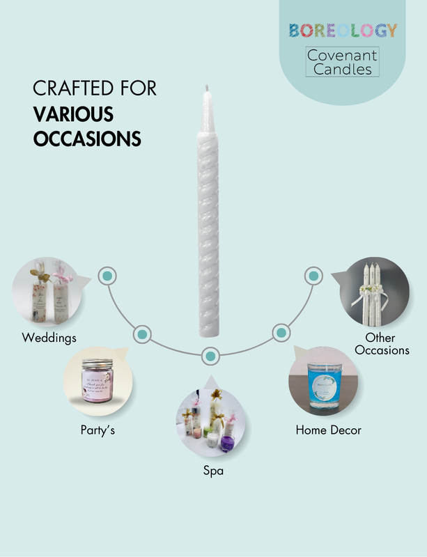 Christmas Small Spiral Candle Christmas Small Spiral Candle