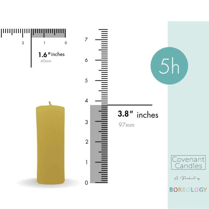 Petite Drum Pillar Candle