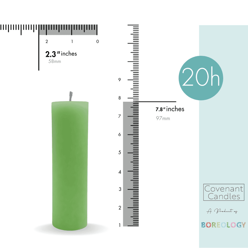 Generous Drum Pillar Candle