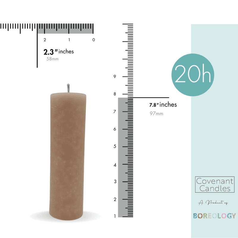 Generous Drum Pillar Candle