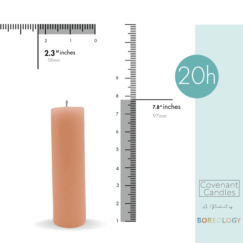 Generous Drum Pillar Candle